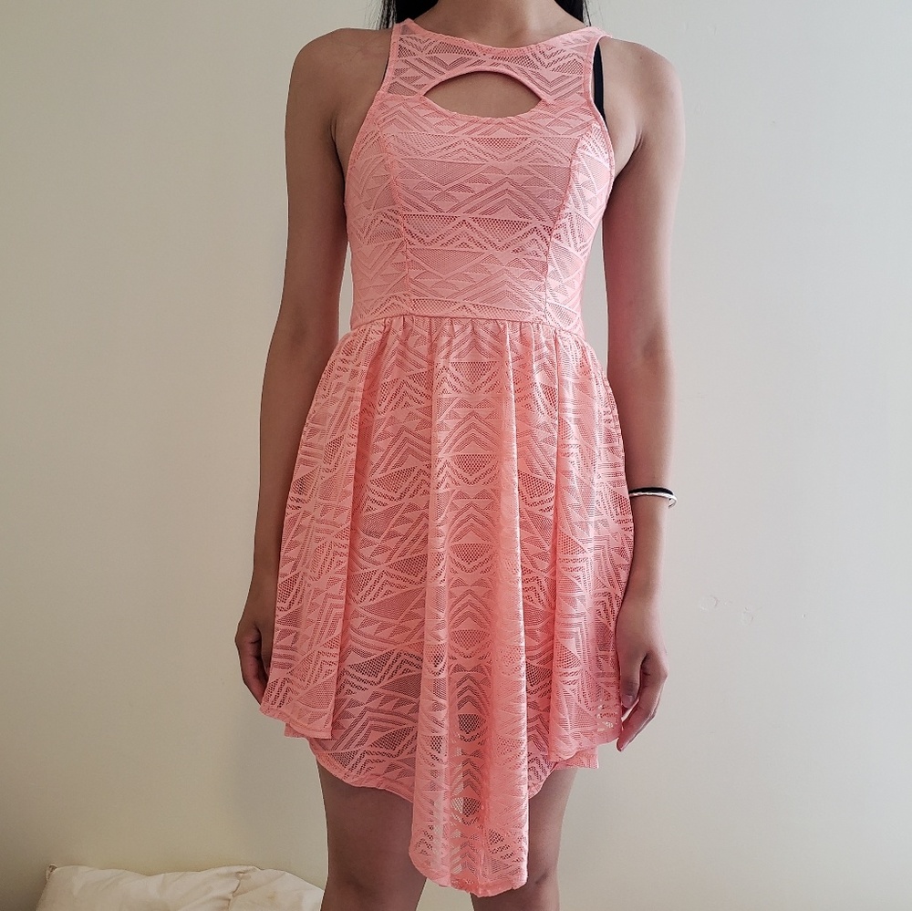 Pink Flowy Summer Dress
